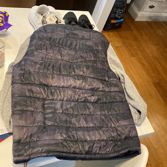 Reebok Heather Camo Hooded Puffer Jacket - Picture 4 of 4